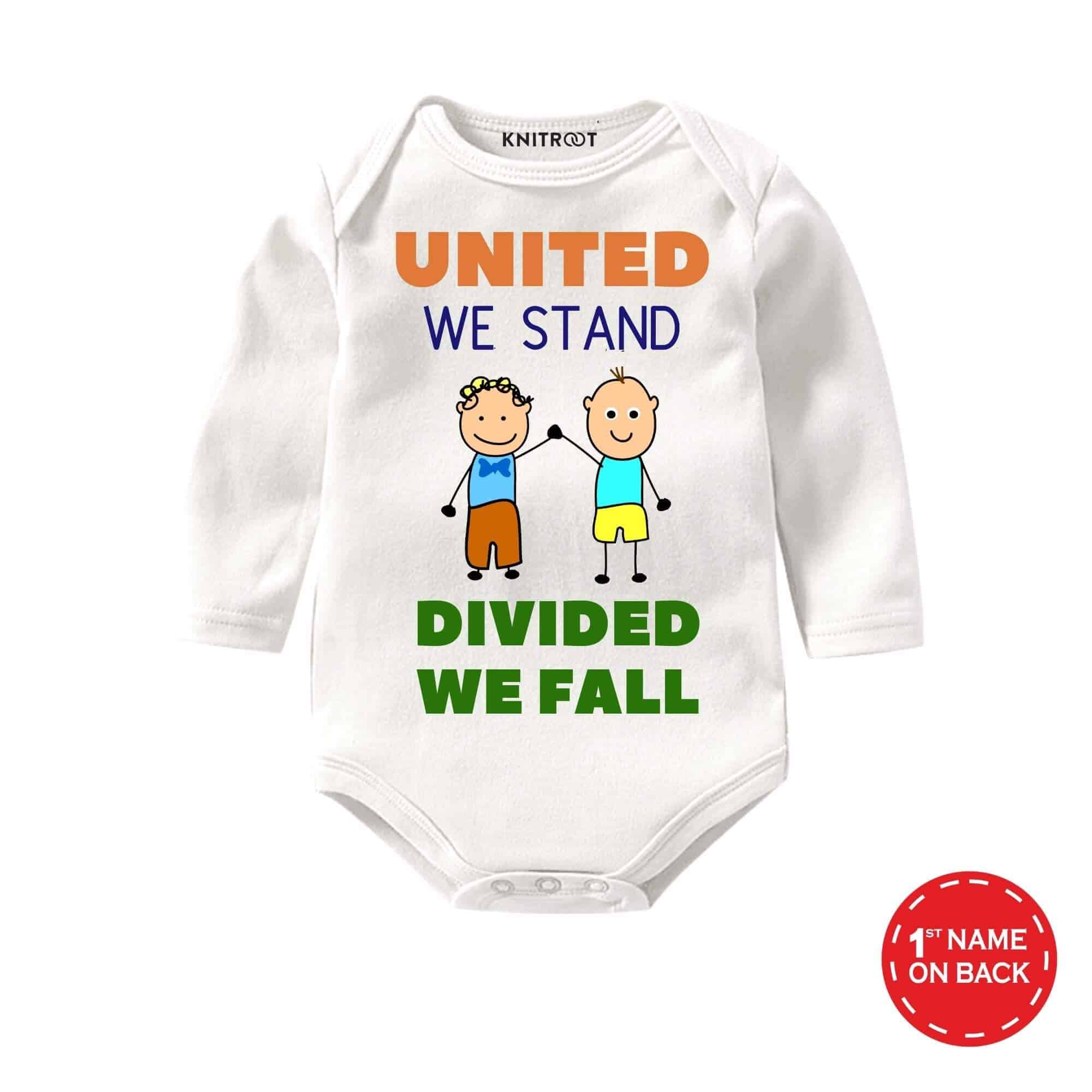 baby divided onesie