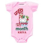 1 Month Birthday Baby Wear