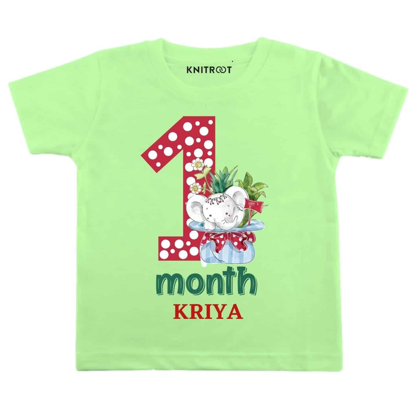 1 Month Birthday Baby wear