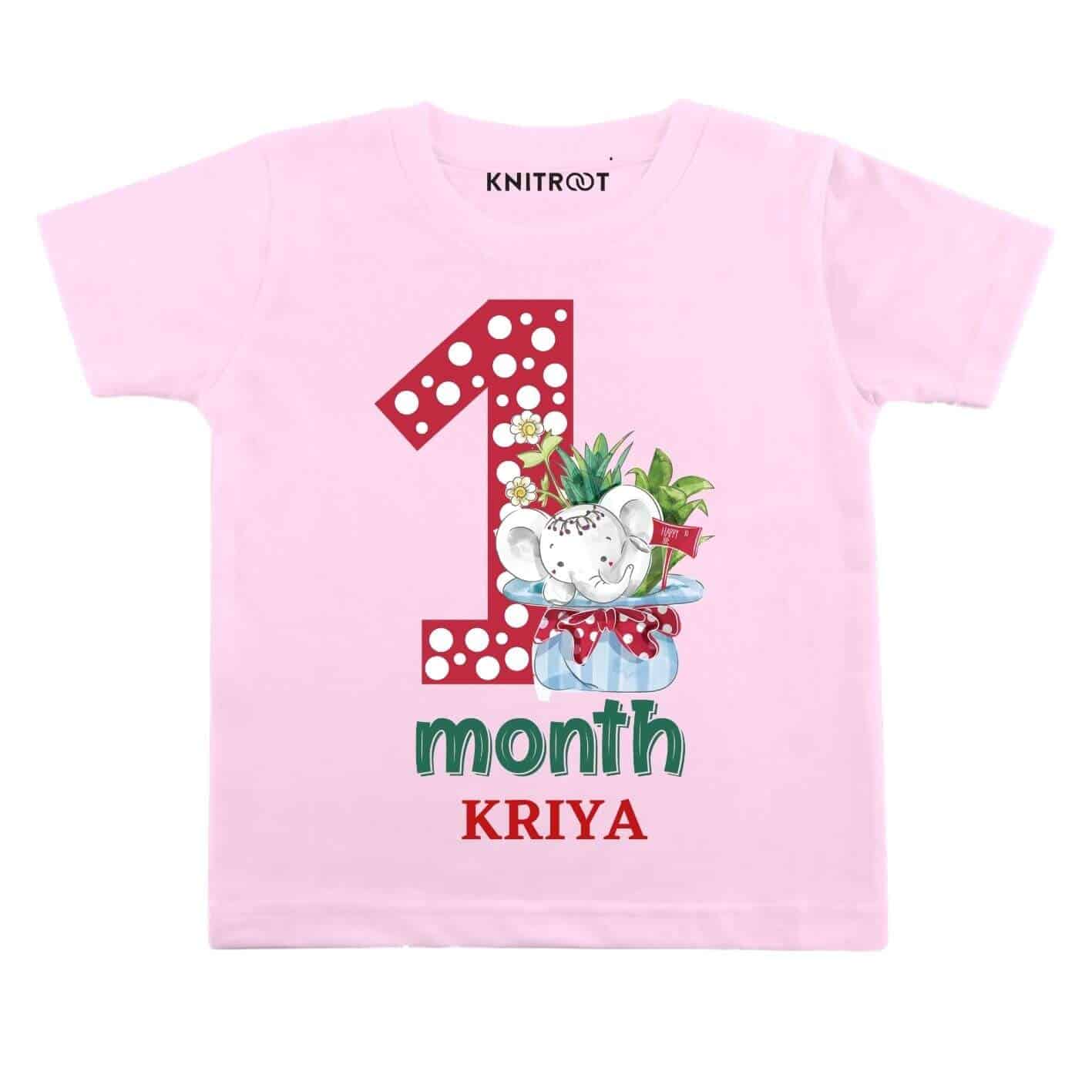 1 Month Birthday Baby wear