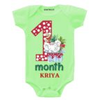 1 Month Birthday Baby Wear