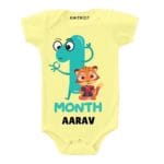 Happy 1st month Birthday Baby Outfit