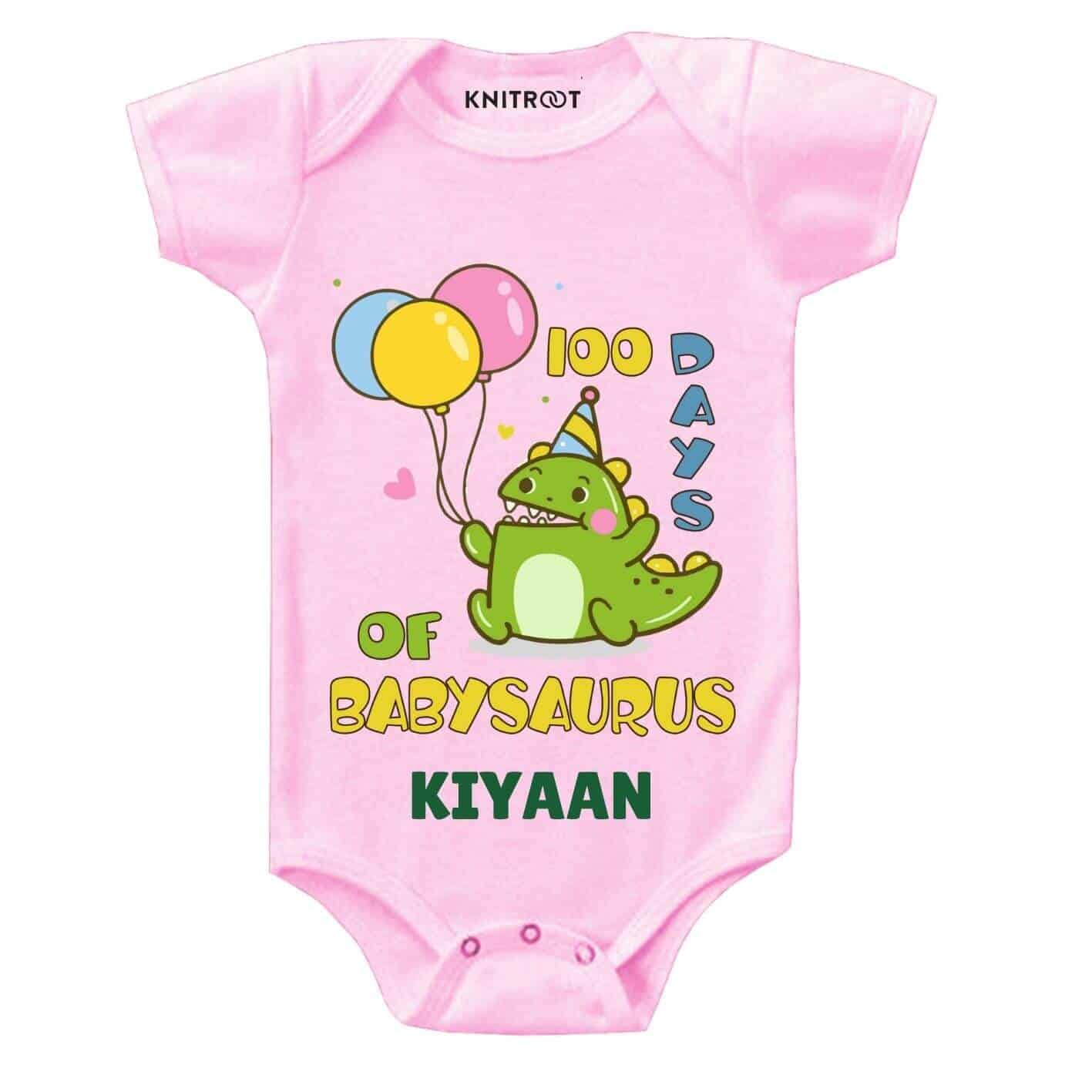 100 days of Babysauras Kids Wear