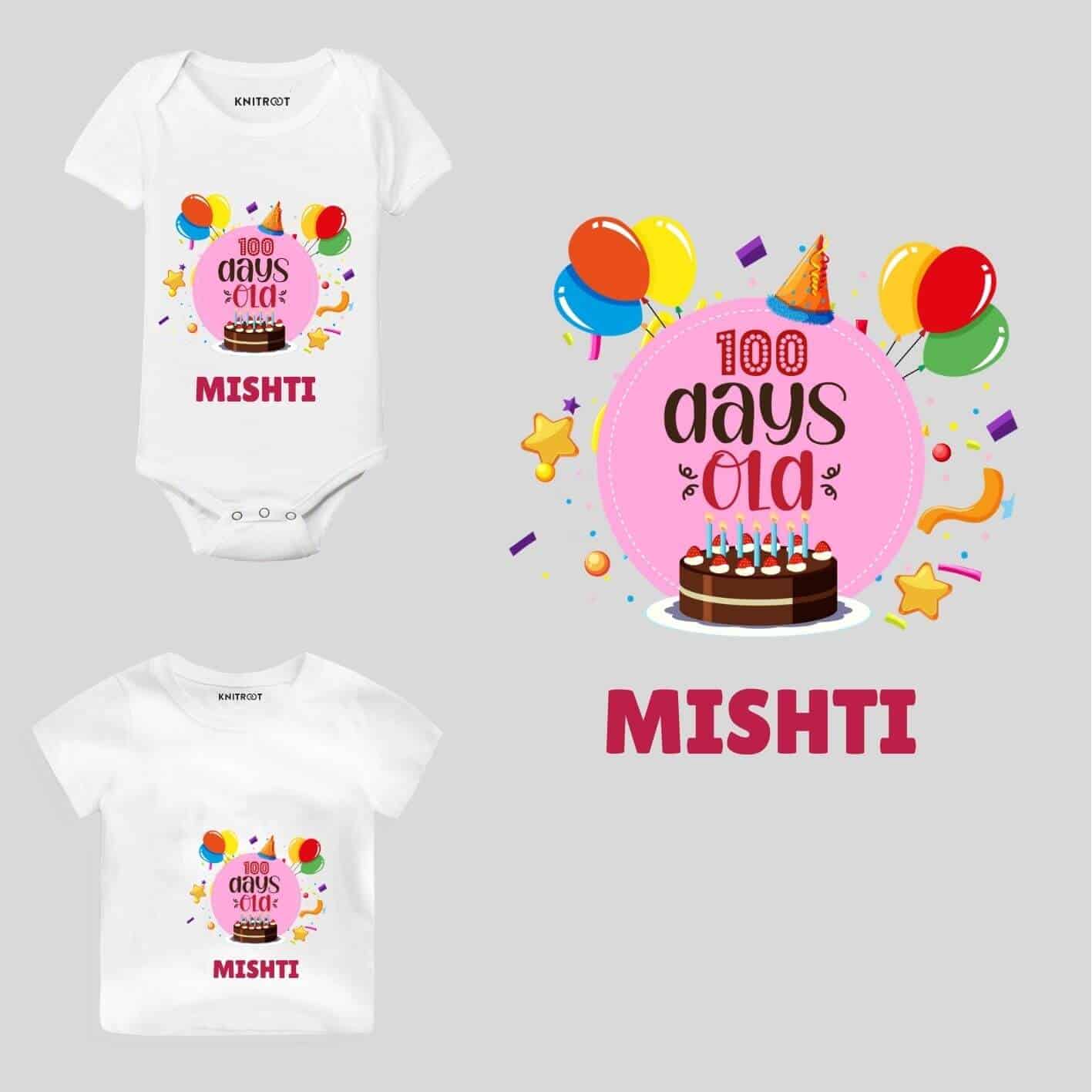 100 days old Baby Clothes