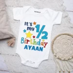 Half Birthday - Star Baby wear
