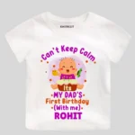 happy birthday dad baby onesie