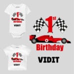 1st Birthday-Car Toddler Outfit