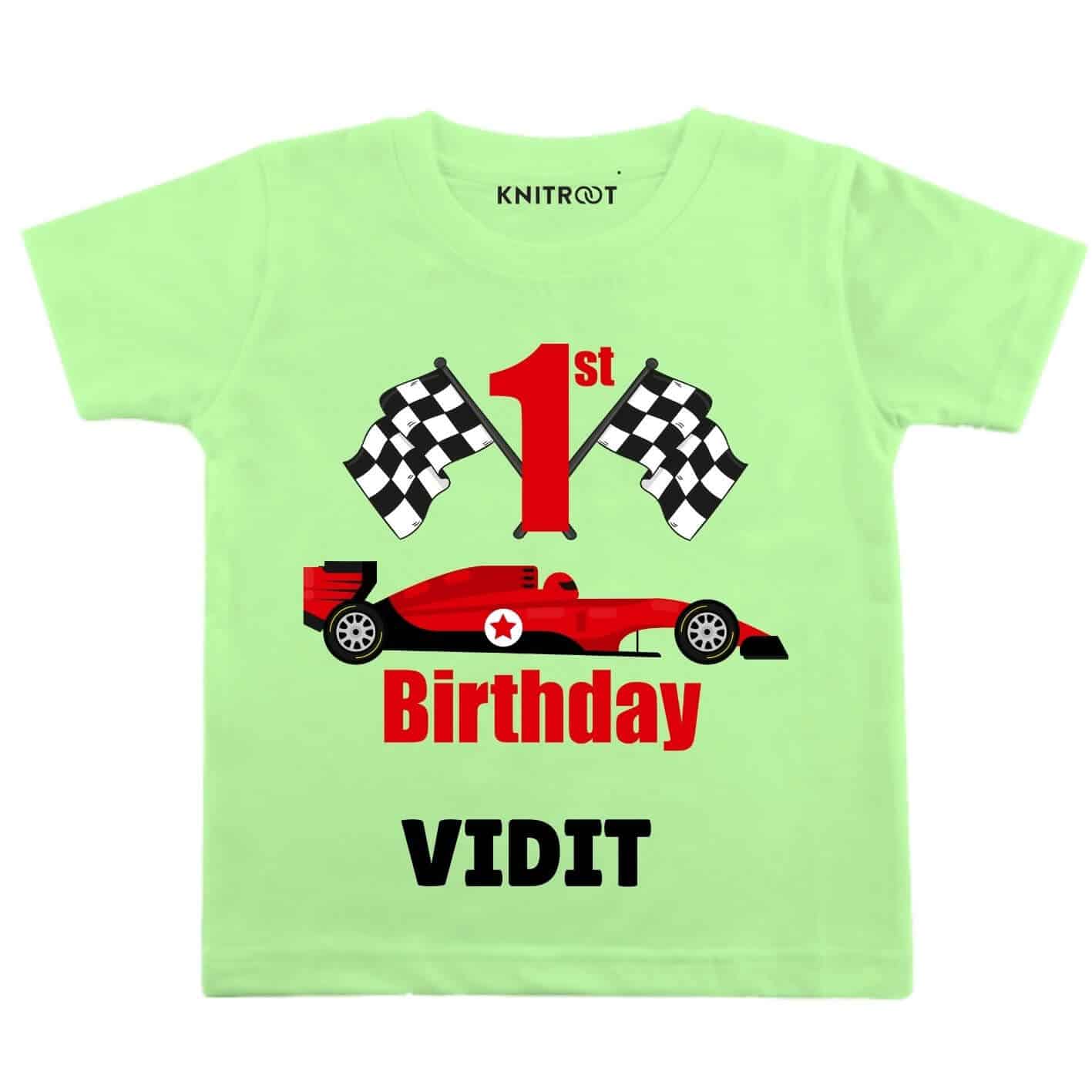 1st Birthday-Car Toddler Outfit