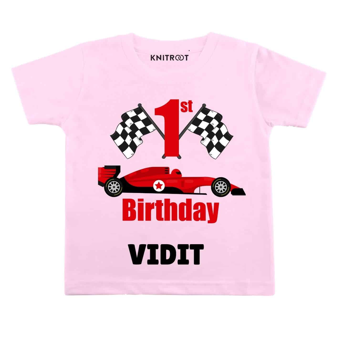 1st Birthday-Car Toddler Outfit