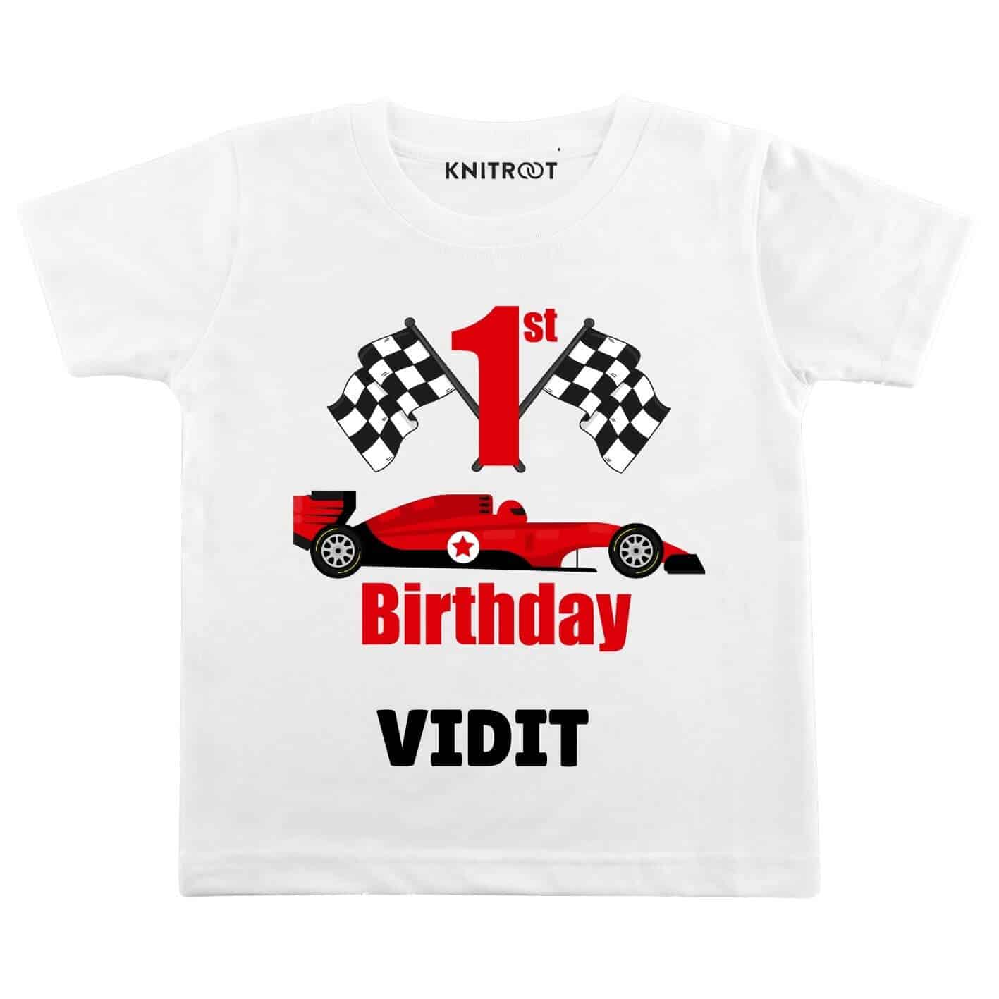 1st Birthday-Car Toddler Outfit