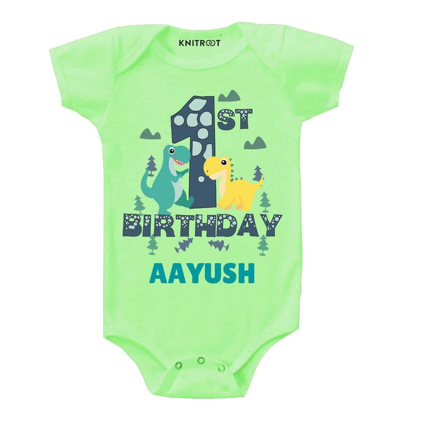 1st Birthday-dino Toddler wear