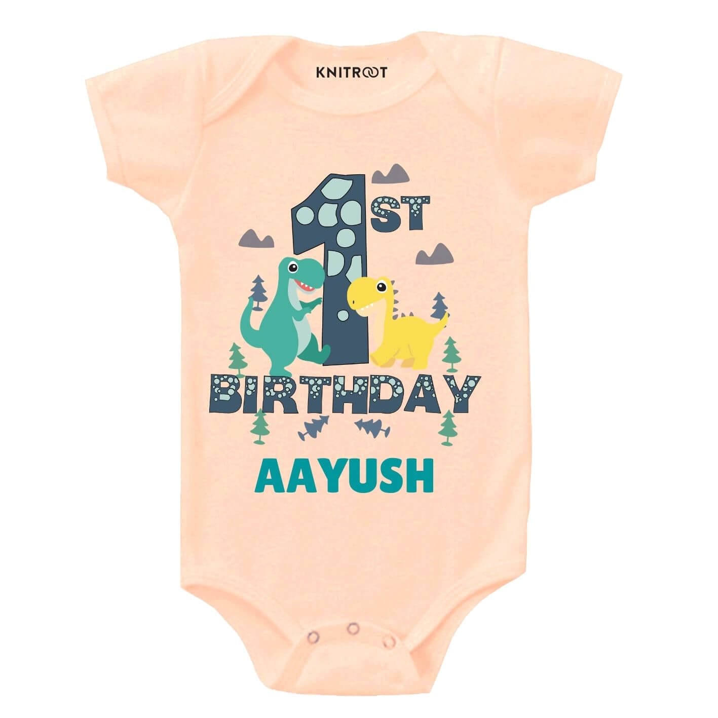 1st Birthday-dino Toddler wear