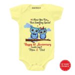 1st Mama papa Anniversary Outfit