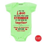 1st Mom dad Anniversary-grow stronger