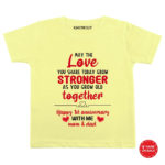 1st Mom dad Anniversary-grow stronger