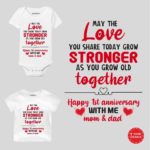 1st Mom dad Anniversary-grow stronger