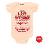 1st Mom dad Anniversary-grow stronger