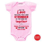 1st Mom dad Anniversary-grow stronger