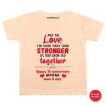 1st Mom dad Anniversary-grow stronger