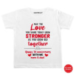 1st Mom dad Anniversary-grow stronger