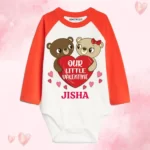 Our little Valentine Baby Romper