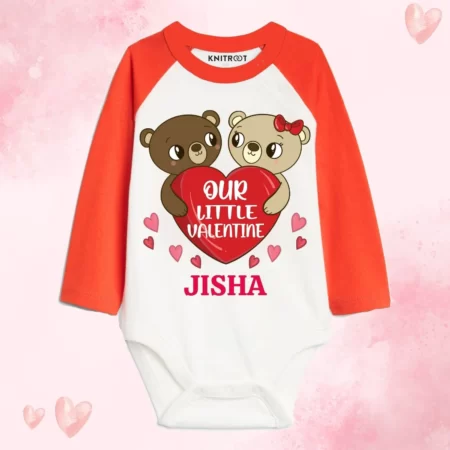 Our little Valentine Baby Romper