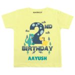 2nd Birthday-dino Toddler outfit