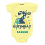 2nd Birthday-dino Toddler outfit
