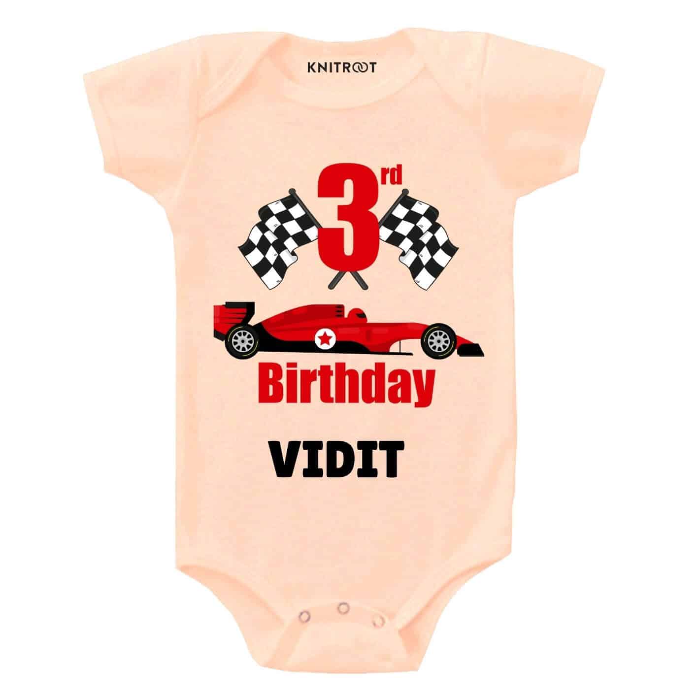 3rd Birthday-Car Personalized Outfit