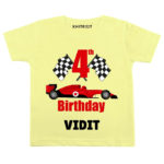 4th Birthday-Car Toddler Outfit