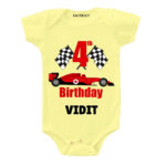 4th Birthday-Car Toddler Outfit