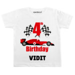 4th Birthday-Car Toddler Outfit