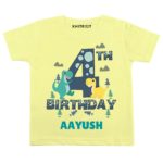 4th Birthday-dino Toddler outfit