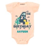 4th Birthday-dino Toddler outfit