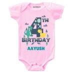 4th Birthday-dino Toddler outfit