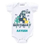 4th Birthday-dino Toddler outfit