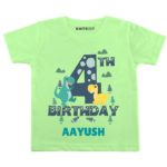 4th Birthday-dino Toddler outfit