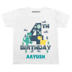 4th Birthday-dino Toddler outfit