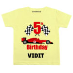 5th Birthday-Car Personalized Outfit