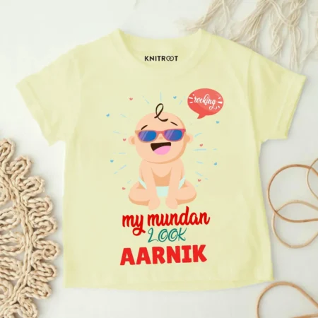 My Mundan look Personalized Baby Wear