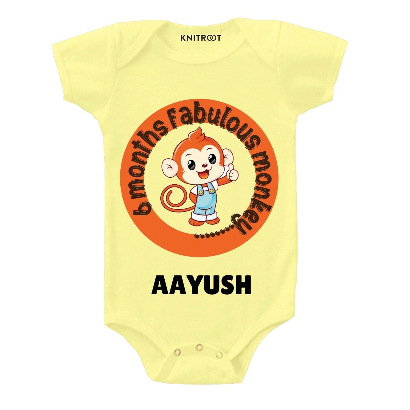 6 Months Monkey Baby Clothes