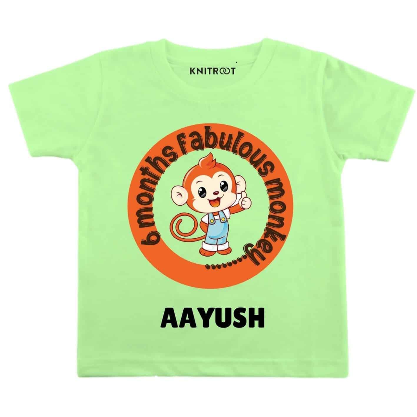 6 Months Monkey Baby Clothes