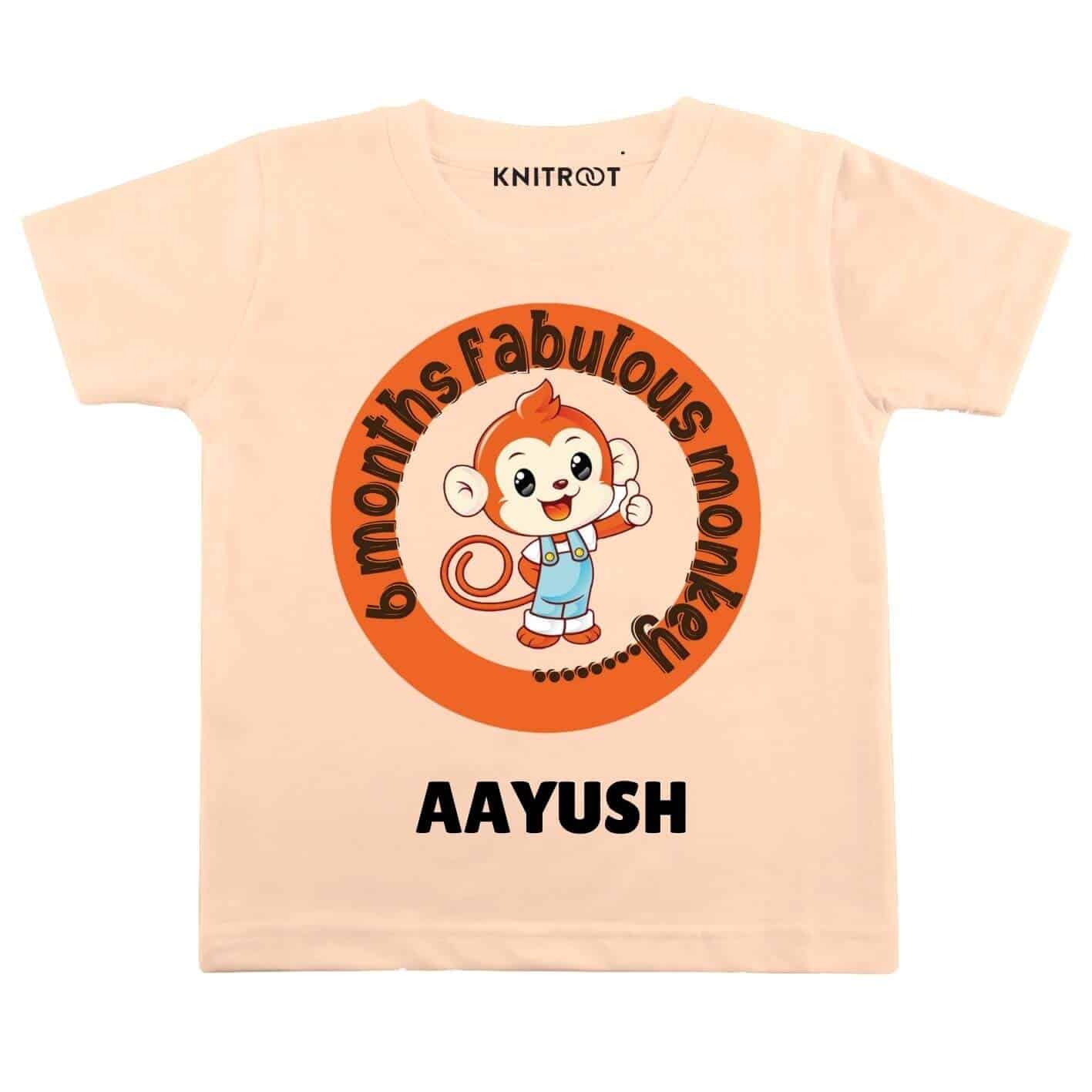 6 Months Monkey Baby Clothes