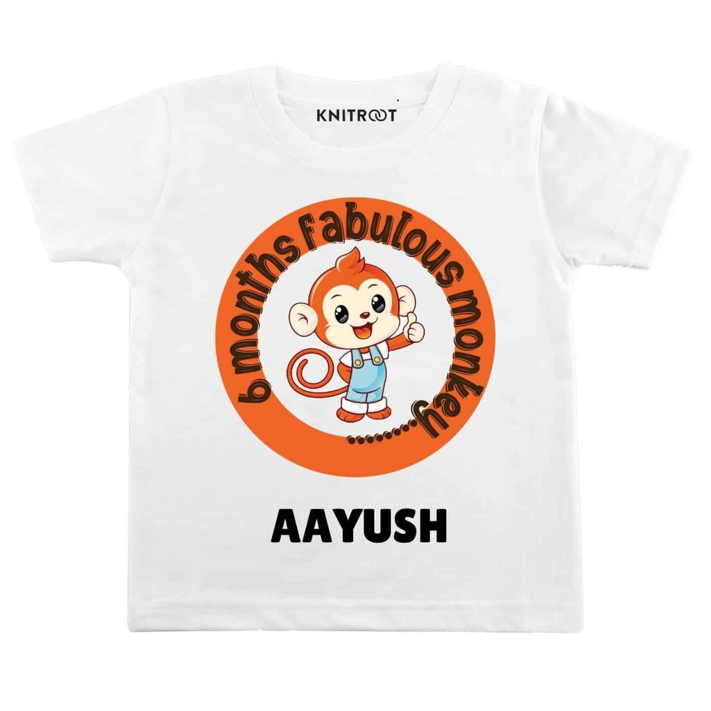 6 Months Monkey Baby Clothes