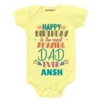 Amazing Dad Birthday Baby Outfit
