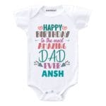 Amazing Dad Birthday Baby Outfit