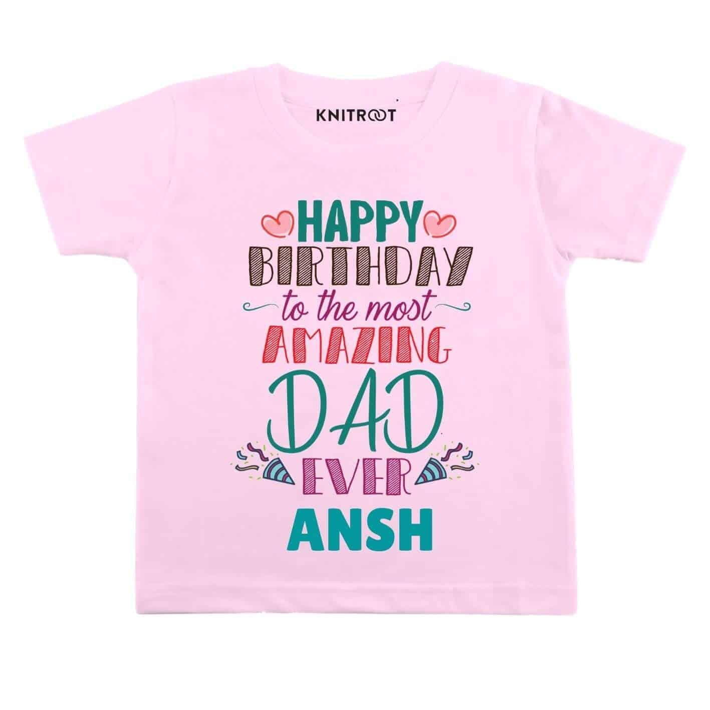 Amazing Dad Birthday Baby Outfit
