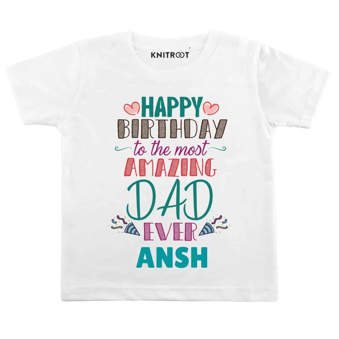 Amazing Dad Birthday Baby Outfit