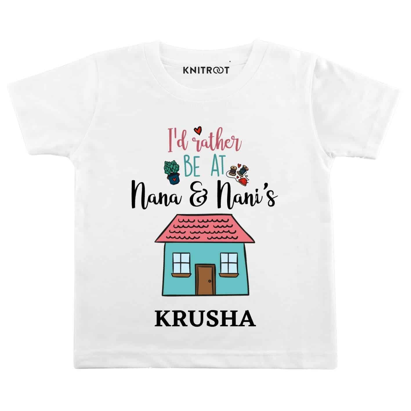 At nana nani home Personalize T-shirt