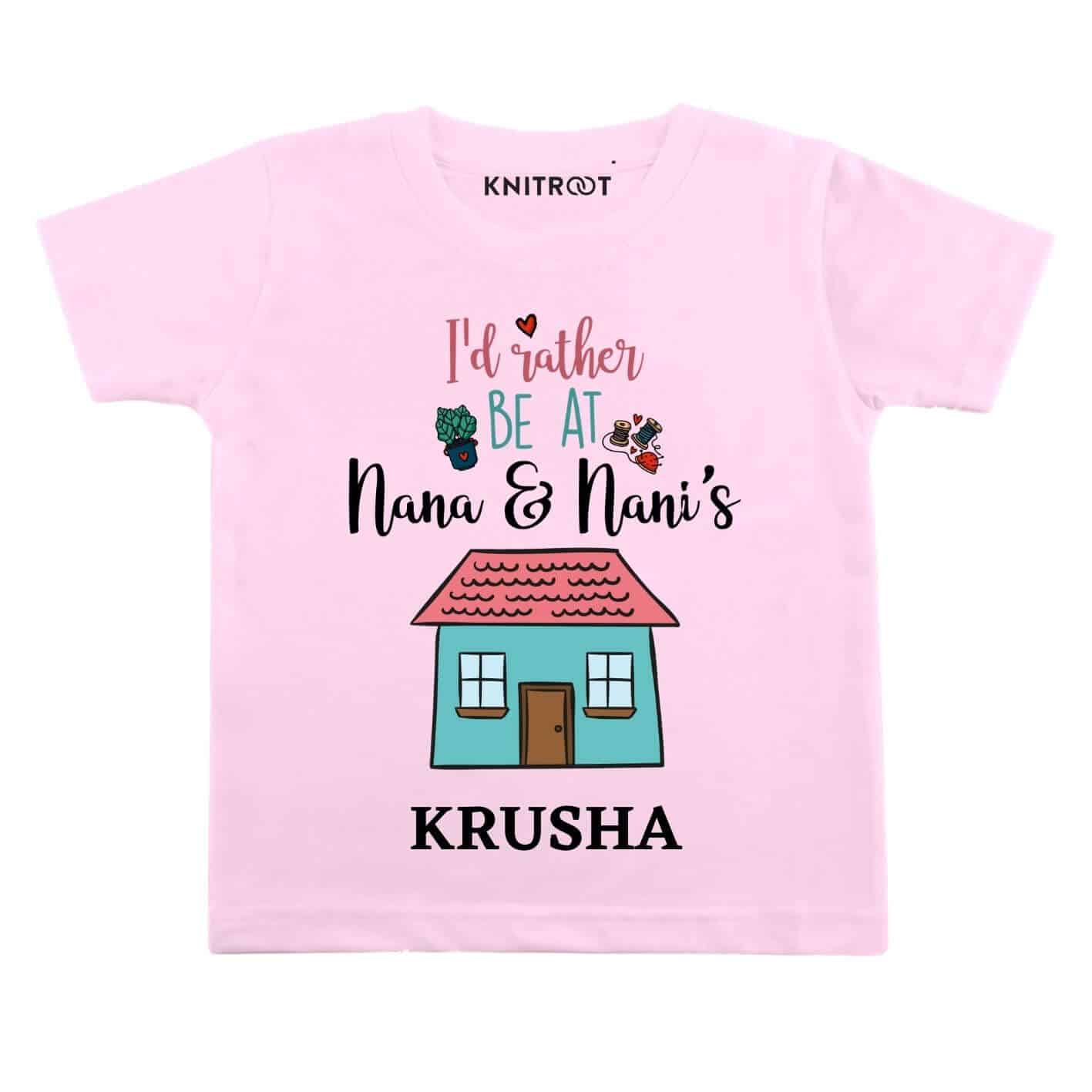 At nana nani home Personalize T-shirt